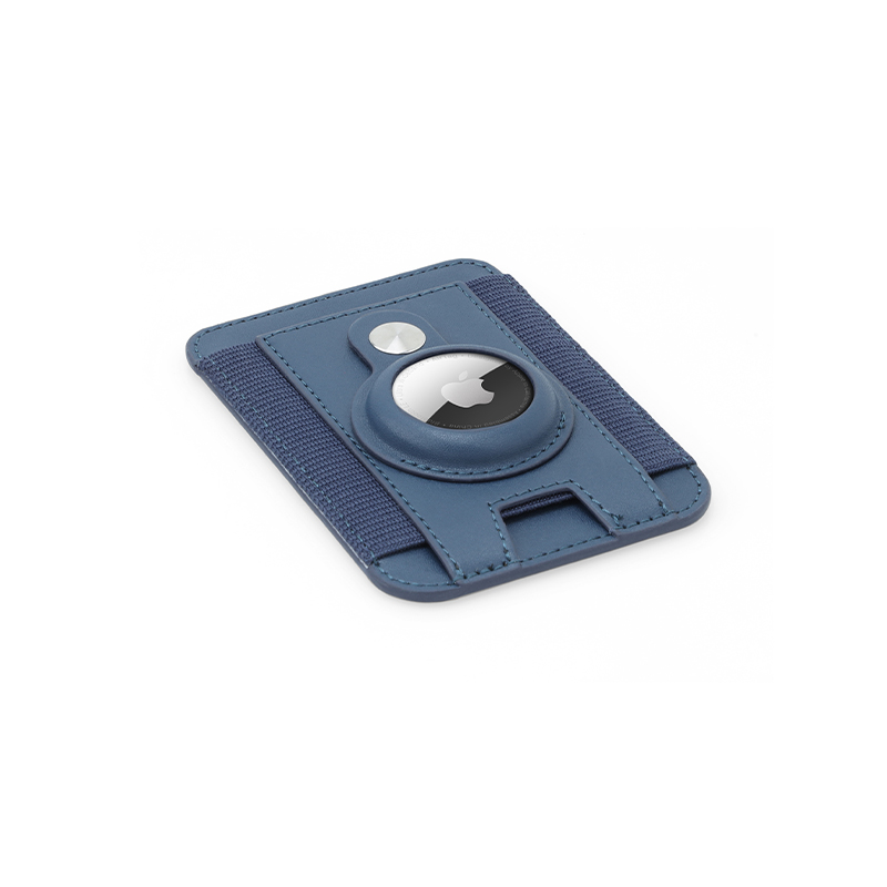 MARZ - Santhome Airtag Cardholder - Navy Blue