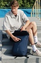  Urban Water Resistant Flap-top Backpack - Navy