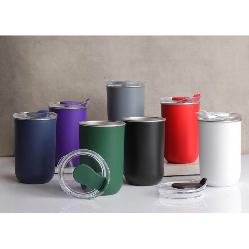 NIMI - Giftology Double Wall Travel Mug 300ml - White