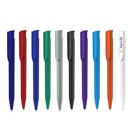 UMA HAPPY Plastic Pen - White